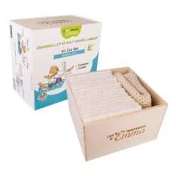 Kit Eco Net Bambou Ecru 15 Debarbouillettes Les Tendances D'Emma