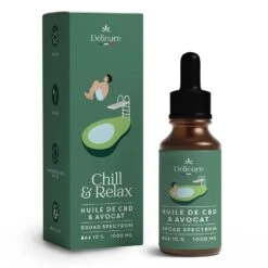 Huile Avocat Broad Spectrum 10% 1000mg CBD Delicure