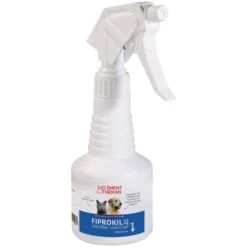 Spray Anti-Puces Anti-Tiques 250ml Fiprokil Chiens Et Chats Clement-Thekan
