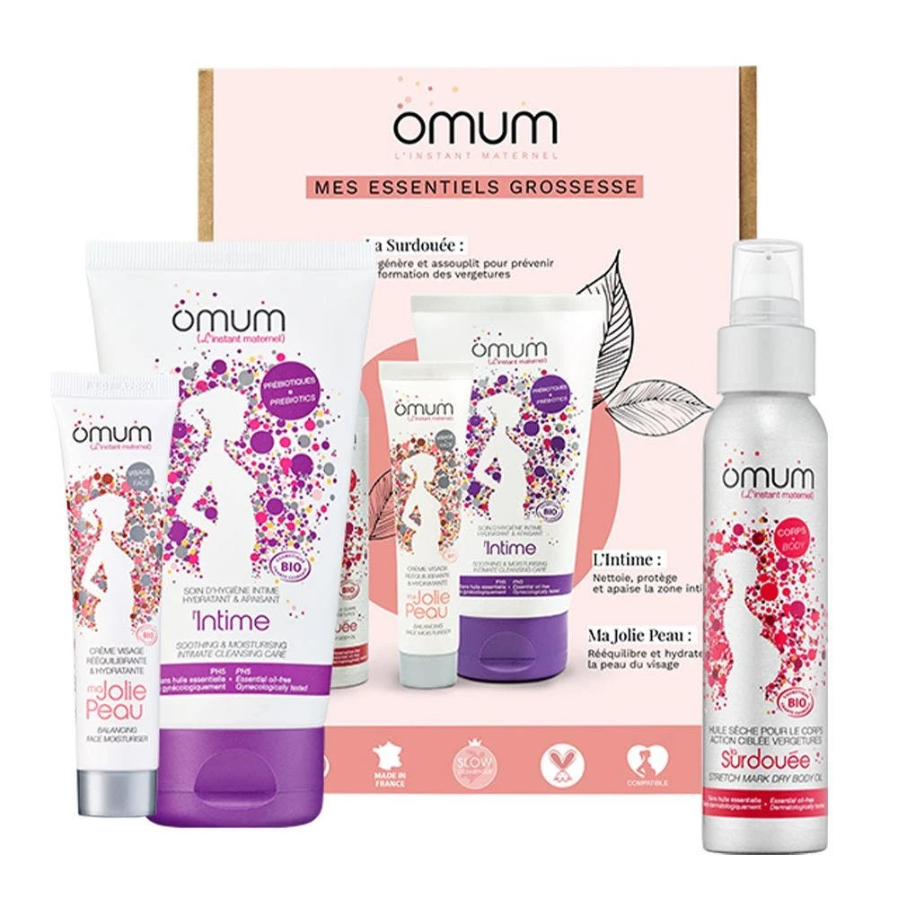 Coffret Mes Essentiels Grossesse Bio Omum 3 Coffret Mes Essentiels Grossesse Bio Omum