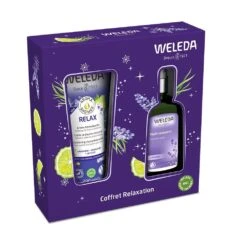 Coffret Relaxation Noël 2022  Huile De Massage Et Crème De Douche Weleda