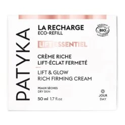 Recharge Crème Riche Lift Eclat Fermeté Bio Lift Essentiel Peaux Sèches Patyka