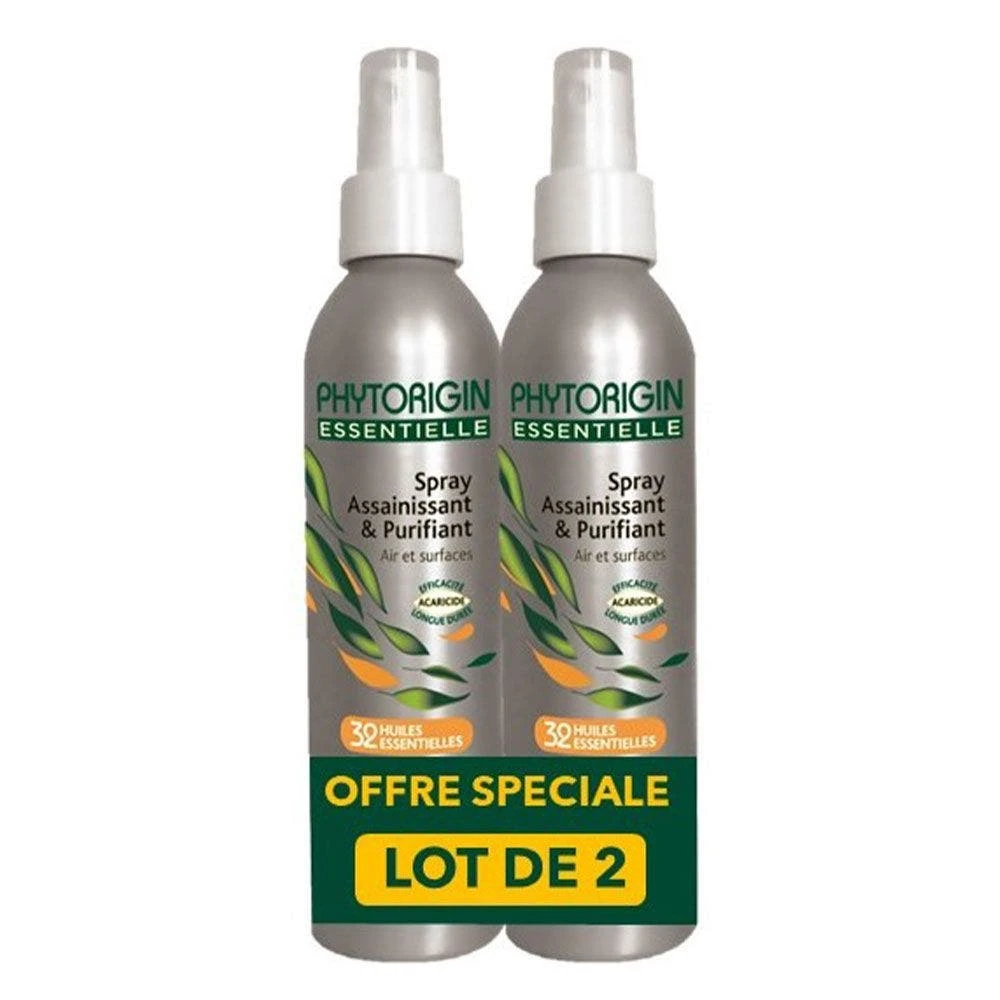 Phytorigin Spray Assainissant Et Purifiant 32 Huiles Essentielles 2x200ml Novodex 3 Phytorigin Spray Assainissant Et Purifiant 32 Huiles Essentielles 2x200ml Novodex