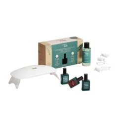 Coffret Le Premier Vernis LED Green Flash Dark Pansy Manucurist