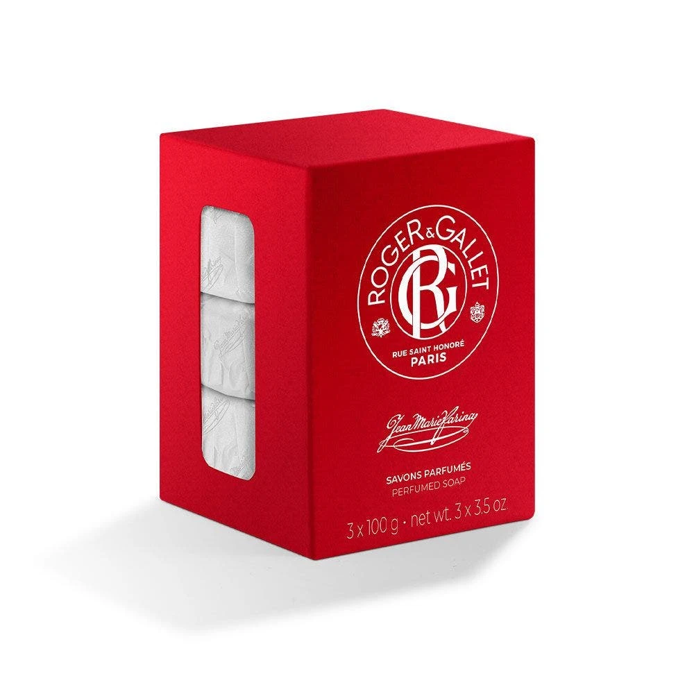 Savon Parfume Base 100% Vegetale 3x100g Jean-Marie Farina Roger & Gallet 3 Savon Parfume Base 100% Vegetale 3x100g Jean-Marie Farina Roger & Gallet