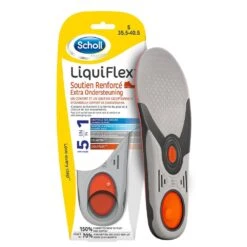 Semelles Soutien Renforcé Femmes LiquiFlex Pointure 35.5-40.5 Scholl