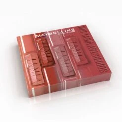 Coffret 4 Encres à Lèvres Nude Shock 4x4,2ml Superstay Vinyl Ink Maybelline New York