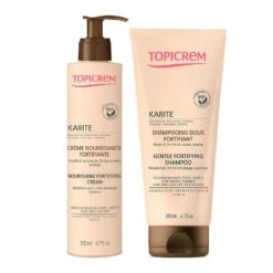 Routine Shampooing Fortifiant & Crème Nourrissante Karité Topicrem