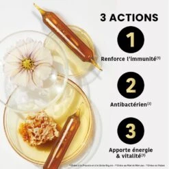 Gelée Royale Pollen Propolis Miel De Manuka Bio 20 Ampoules Santarome 8 Gelée Royale Pollen Propolis Miel De Manuka Bio 20 Ampoules Santarome -Care Série Magasin 129677
