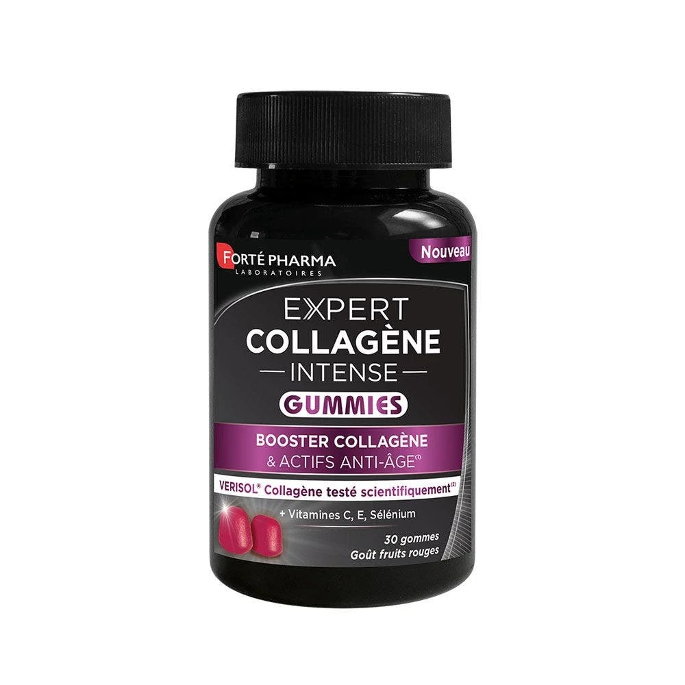Expert Collagène Intense 30 Gummies Multivit'4G Anti-Age Goût Fruits Rouges Forté Pharma 3 Expert Collagène Intense 30 Gummies Multivit'4G Anti-Age Goût Fruits Rouges Forté Pharma
