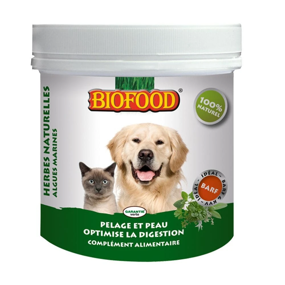 Herbes Naturelles Algues Marines Pelage Peau Digestion Et Vitalite Chien Et Chat Biofood 3 Herbes Naturelles Algues Marines Pelage Peau Digestion Et Vitalite Chien Et Chat Biofood