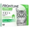 Combo Spot-on Chat Et Furet 3 Pipettes De 0.5ml Frontline
