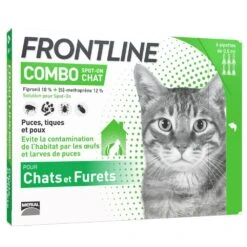 Combo Spot-on Chat Et Furet 6 Pipettes De 0.5ml Frontline