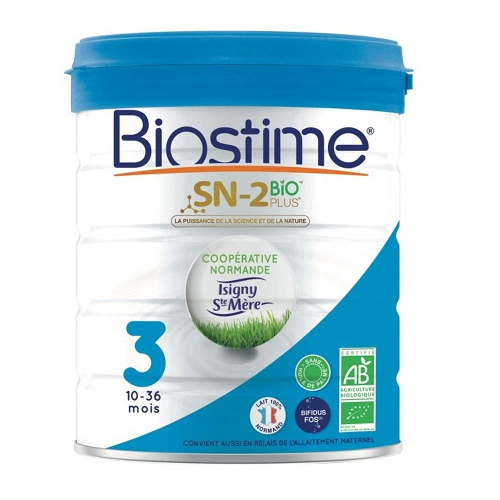 Lait En Poudre SN-2 Bio Plus 3eme Age 800g De 10 A 36 Mois Biostime 3 Lait En Poudre SN-2 Bio Plus 3eme Age 800g De 10 A 36 Mois Biostime