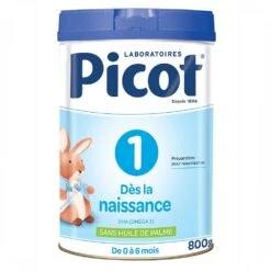 1 Lait En Poudre Des La Naissance 0-6 Mois 800g Picot