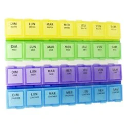 Pilulier Semainier Grand Format 216mmx157mm Estipharm