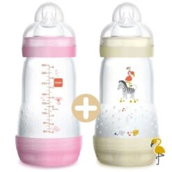 Biberons Debit 2 Anti Colique X2 260ml De 0 A 6 Mois Mam