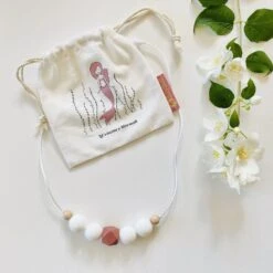 Collier D'allaitement Et De Portage Collection Sweet Candy Palmaria Baby Shell