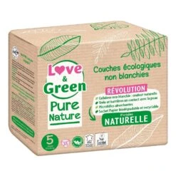 Couches Écologiques X 33 Pure Nature Taille 5 Love&Green
