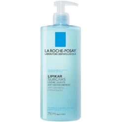 Creme Lavante Douche Surgras Bebe A L'adulte 750ml Lipikar Peaux Seches La Roche-Posay