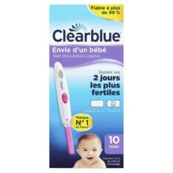 Test D'ovulation Digital 10 Tests Clear Blue