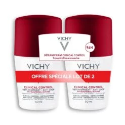 Détranspirant Anti-odeur 96h 2x50ml Déodorant Vichy